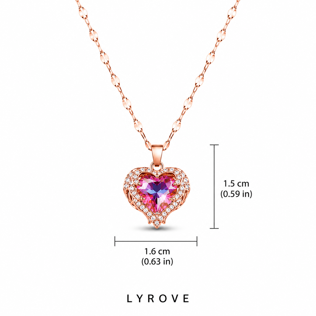 LYROVE™ Ocean Heart Necklace